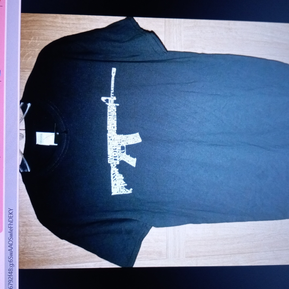 La Pop Art Gun T-Shirt Black